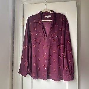 LOFT button down blouse
